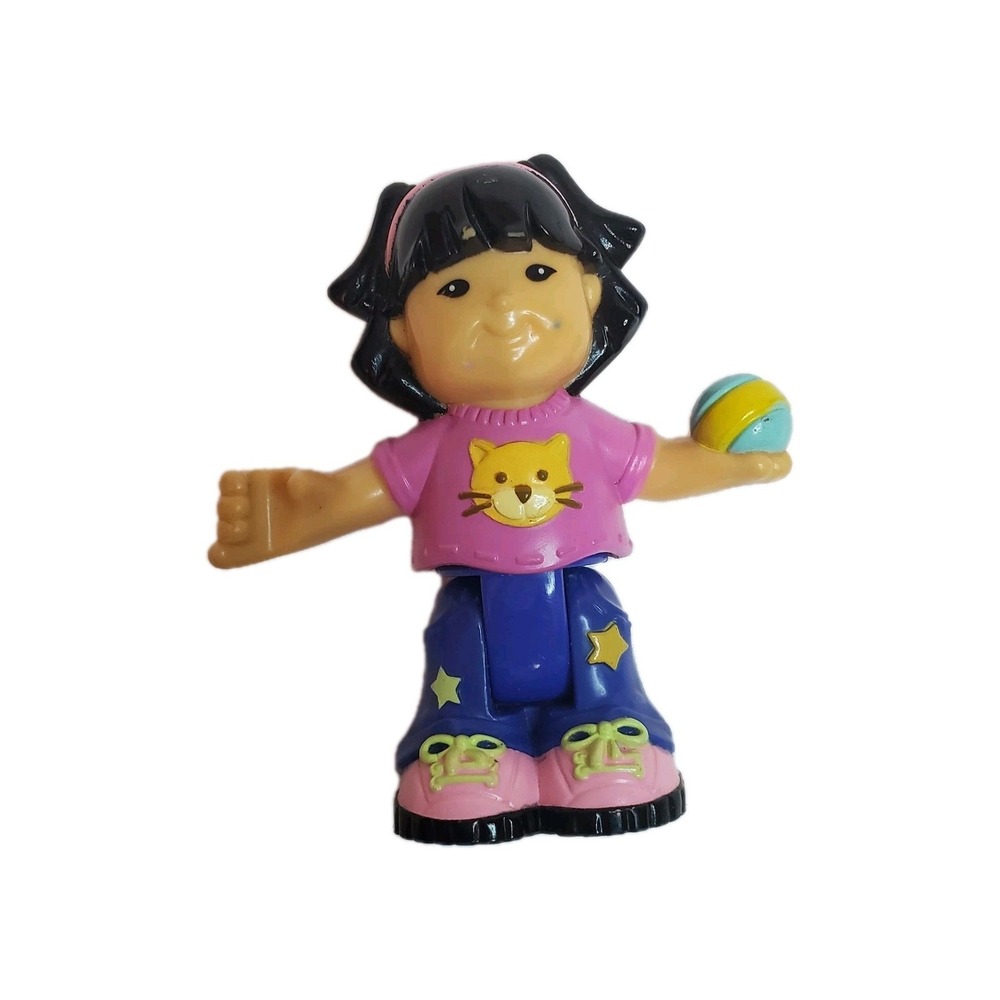 Fisher Price Little People Sonya Lee Pet Shop Girl Bendable Poseable Ball - Picture 1 of 5
